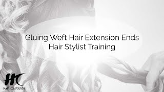 How to Prevent Shedding When Cutting Tracks on Weft Hair Extensions [upl. by Suirrad]