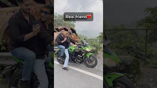 Share with you’re Bestie❤️ shorts motovlog bikeride uk07 [upl. by Dnalevets]