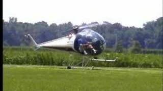 Helicopter pilot loses control on takeoff [upl. by Garlinda760]