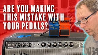 Are you making this mistake with Distortion amp Overdrive pedals [upl. by Xeno]