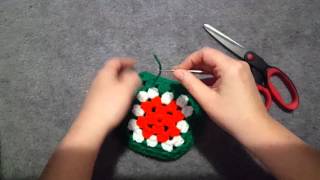 The hidden knot  Finishing a crochet project [upl. by Audrie232]