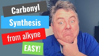 Alkyne to aldehydes and ketones  EASY [upl. by Aihsekan936]