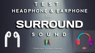 Headphone Test  Earphone test  surround sound test  Spatial audio [upl. by Beauregard258]