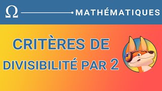 Maths  6ème  Critères de divisibilité par 2  30 exercices corrigés [upl. by Eissehc]