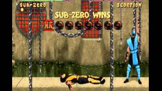 Mortal Kombat II Snes SubZero Gameplay [upl. by Yadsendew885]