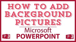 How To Add A Slide Background Image In Microsoft PowerPoint  365  2024 [upl. by Zoellick734]