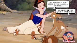 Branca de Neve e os Sete Anões 1937 • Os Animais Amigos  Sorrir e Cantar [upl. by Adaj]