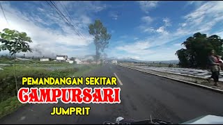 PEMANDANGAN SEKITAR CAMPURSARI  JUMPRIT  MOTOVLOG TEMANGGUNG [upl. by Anitsyrk291]