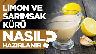 Limon ve Sarımsak Kürü Nasıl Hazırlanır  Sağlıklı Tarifler 01 [upl. by Hilde]