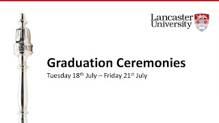 Lancaster University Graduation 1030am Thursday 20 July 2023 [upl. by Nauaj]