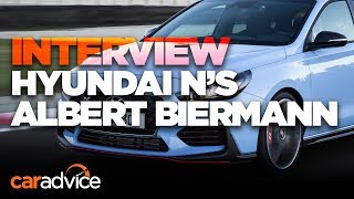 Hyundai i30 N We interview N boss Albert Biermann [upl. by Ellingston713]