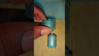 dy DC motor gear motor provide electricity 12 volt science project [upl. by Rihaz]