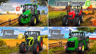 Fs16 vs Fs18 vs Fs20 vs Fs23  John Deere vs Massey vs Claas  Timelapse [upl. by Aicela]