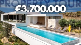 Inside a €37M Modern Luxury Villa at Marbella Club Golf Resort  Drumelia Property Tour [upl. by Mosira]