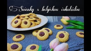 Křupavé sušenky s belgickou čokoládou 🍫  Videorecept  Dvě v troubě  CZSK HD recipe [upl. by Letsirc]