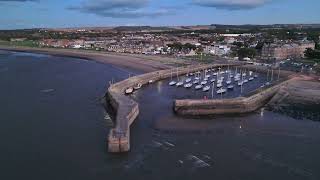 Musselburgh Harbour Scotland Mini 4 Pro [upl. by Celestia]