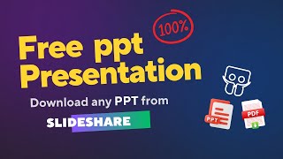 How to Download PPT from SlideShare for Free  PDF  PPT Free Download without Login [upl. by Politi]