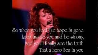 Mariah Carey  Hero lyrics [upl. by Eizzo]