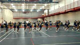 Burns Middle School Fight Song routine 2011 [upl. by Dong]