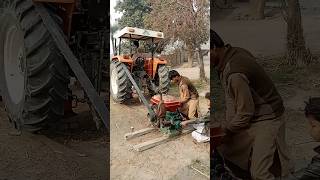 How to tractor start with diesel engine help New experiment 😄experiment viral shortvideo [upl. by Eerok]