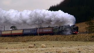 BR Standard 8 Pacific 71000 Duke Of Gloucester Blitzes Beattock Bank at 57mph 2008 [upl. by Lanuk]