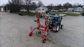 Pottinger 680T Trailed Tedder [upl. by Karsten]