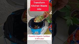 रसोई कचरे से बनाएं झटपट जैविक खाद I Turn Kitchen Waste into Instant Organic Fertilizer [upl. by Koh]