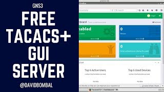 Free TACACS GUI Server Easy way to add AAA servers to your GNS3 labs Part 2 [upl. by Neliak]