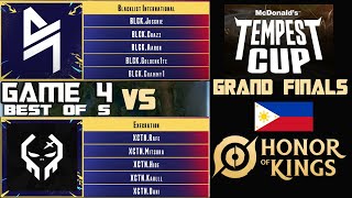 Grand Finals Game 4  BLACKLIST vs EXECRATION  HOK x McDonalds Tempest Cup Best of 5 [upl. by Sadowski]