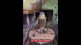 Spline Machining machinist machine metalfabrication machineshop skilledworkers [upl. by Lladnek]