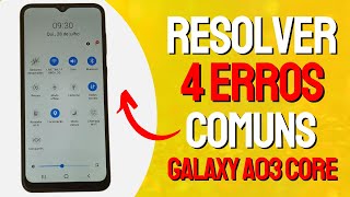 COMO RESOLVER 4 ERROS COMUNS NO CELULAR SAMSUNG GALAXY A03 CORE [upl. by Canada]