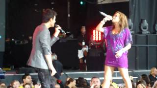 End of Wouldnt Change A Thing Live from Toronto  Joe Jonas and Demi Lovato HD [upl. by Accebber257]