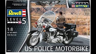 Revell 18 US Police Motorbike finished [upl. by Relda179]