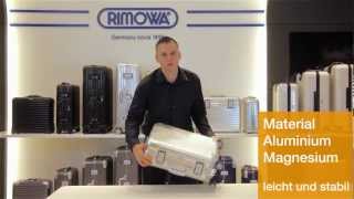 Rimowa Koffer aus Aluminium Magnesium  die leichtesten AluKoffer auf dem Markt [upl. by Cralg]