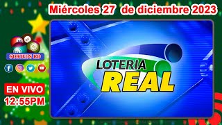 Lotería Real EN VIVO 📺│Miércoles 27 de diciembre 2023 – 1255 PM [upl. by Nevram]