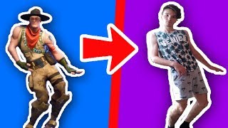 FAIRE LES NOUVELLES DANSES FORTNITE DANS LA VRAIE VIE [upl. by Isiah]