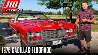 1976 Cadillac Eldorado Convertible Review [upl. by Oijile]