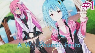 Asterisk War Phoenix Festa  Walkthrough Part 1 quotFirst Hour of Gameplayquot  Saya Route English [upl. by Ettegirb]