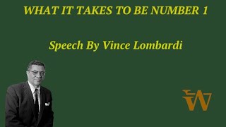 Vince Lombardi  What It Takes To Be Number One  Powerful Speech subscribe speech newvideo wow [upl. by Silda]