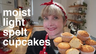 Moist Light Spelt Vanilla Cupcakes [upl. by Ellenrahc489]