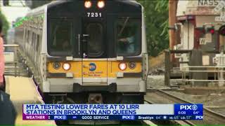 MTA testing lower fares at LIRR stations in Brooklyn and Queens [upl. by Terrijo]