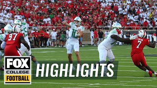 No 13 Oregon Ducks vs Texas Tech Highlights  CFB on FOX [upl. by Coriss]