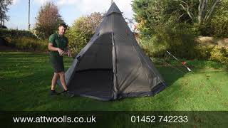 Easy Camp Moonlight Tipi Tent Review Video 2024 [upl. by Stonwin]