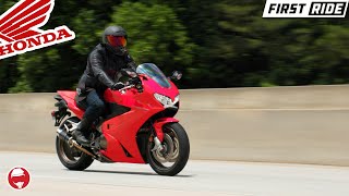 2014 Honda VFR 800  First Ride [upl. by Astrea206]