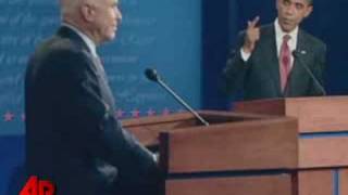 McCain Obama Face Off in First Debate [upl. by Fillbert]