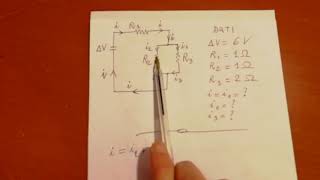 Risoluzione di un circuito elettrico [upl. by Yolane]