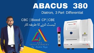 Hematology Analyzer  Model Diatron Abacus 380  Tutorial  CBC Analyzer [upl. by Erotavlas5]