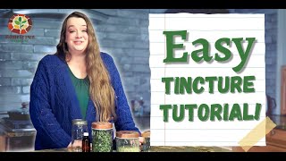 How To Make an Herbal Tincture  The Ratio Method [upl. by Pegg]