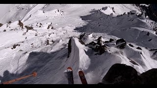 Extrem Freeride BimboShow FWT Courmayeur Chamonix avec Mickael Bimboes [upl. by Pinckney795]