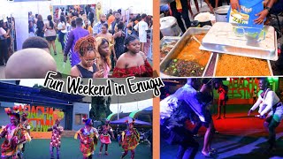 Abacha Festival Ogene Music  Dance Performance Fun Weekend In Enugu Nigeria Vlog [upl. by Nannek]